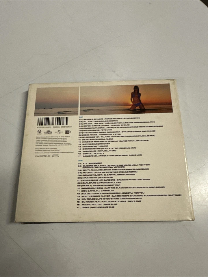 VARIOUS: Kontor Sunset Chill Volume 2  DIG  > VG+/-(2CD) - Bild 2 von 3