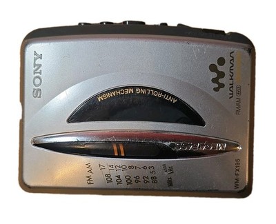 Sony Walkman WM-FX195 AM/FM Cassette Player Mega Bass Tested Working