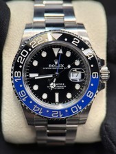 2021 Rolex GMT-Master II 126710BLNR Batman Silver Oyster Bracelet - Full Set