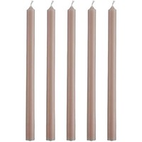 Ib Laursen DÜNne Kerze Rosa Malve Ø 1,3 Cm LäNge 20 Cm 5Er Set
