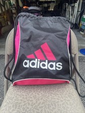 Adidas Kids Pink Drawstring Backpack