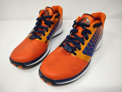 Adidas D Rose 5 Boost Knicks Men's 9.5 Shoes Q33358 Orange Blue