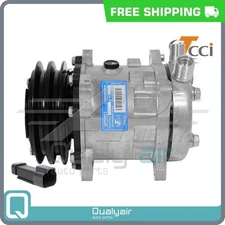 New Compressor for OE TCCI SD5H11 - 125mm 2 Groove Clutch 12V