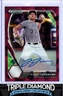 2021 Panini Prizm Draft Picks Ricky Tiedemann Auto Burgundy Ice #11/12 G649