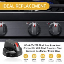 DG64-00473B Stove Burner Knob Fit For Samsung Gas Range Oven Stove NX58J5600SG