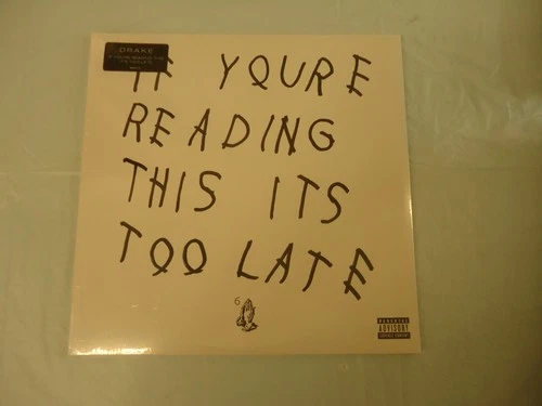 Drake If You're Reading this It's Too Late LP (2016) NEW Shrink Wrap Tear