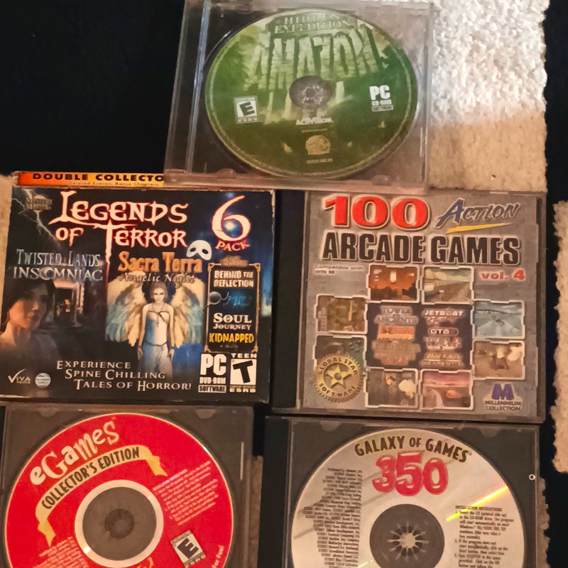Activision PC CD-ROM Game Lot Hidden Expedition & Arcade Collection