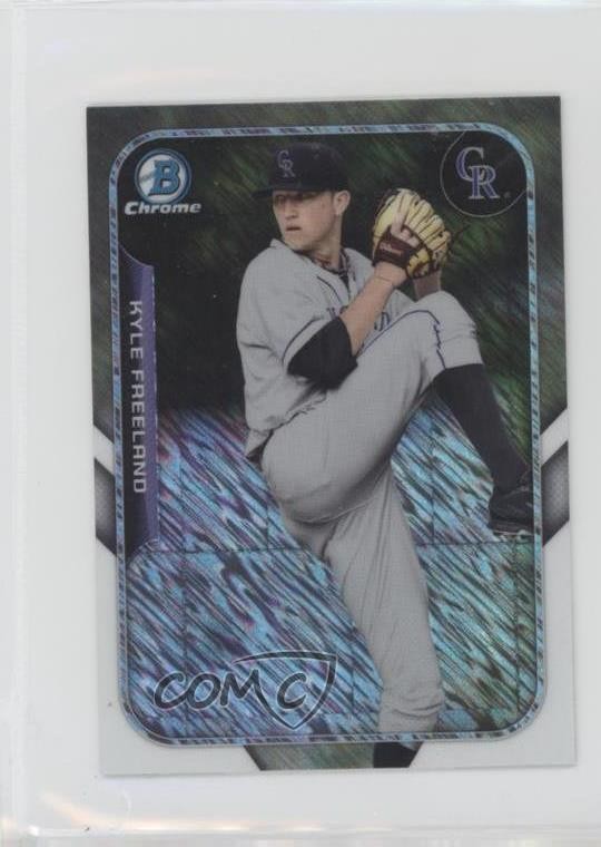 2015 Bowman The Farm's Finest Chrome Mini Shimmer Refractor Kyle Freeland 0o6v