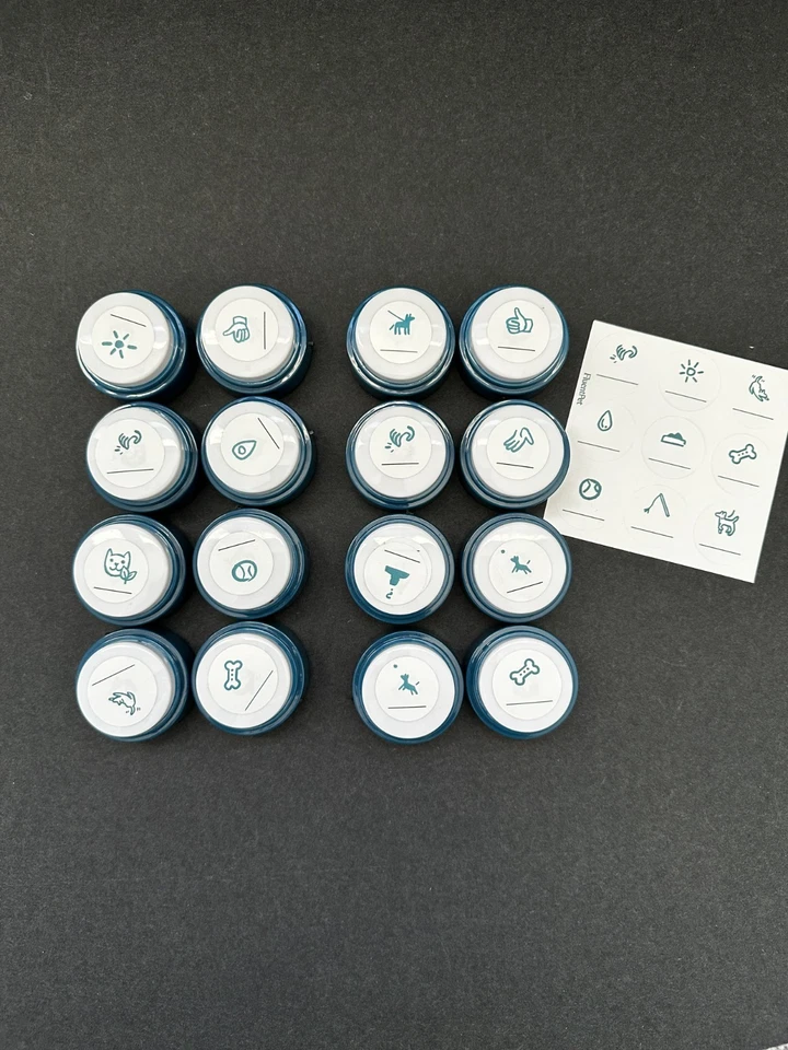 FluentPet Basic Buttons - Set of 24 - Open Box - Recordable - Used - Image 3 of 4