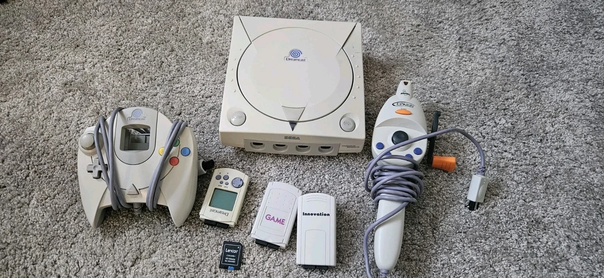 Console Dreamcast Sega Pal+2 Manettes+Vmu - FR