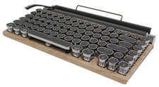 Taiahiro ML-981 Mechanical Keyboard  Hotswappable Bluetooth Wired Compact Bronzed