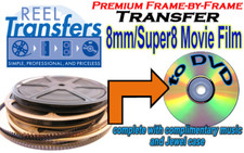 We Convert Your 8mm/Super 8 film home movies to DVD  Great Holiday Gifts 