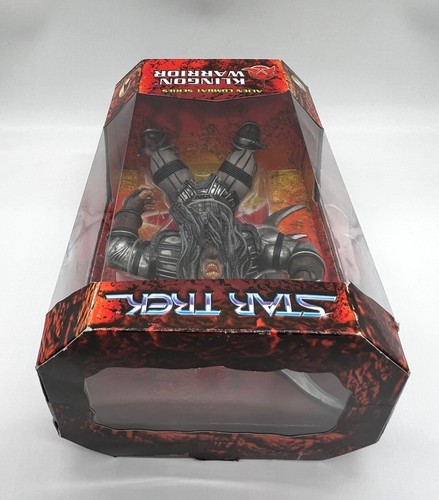 KLINGON WARRIOR Star Trek Alien Combat Series 9Inch Action Figure Playmates 1999 - Picture 7 of 20