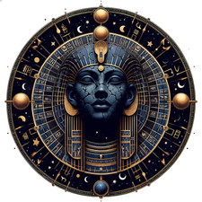 Nut Ancient Egyptian Goddess Of The Sky 3" Egyptology Egypt Myth Decal