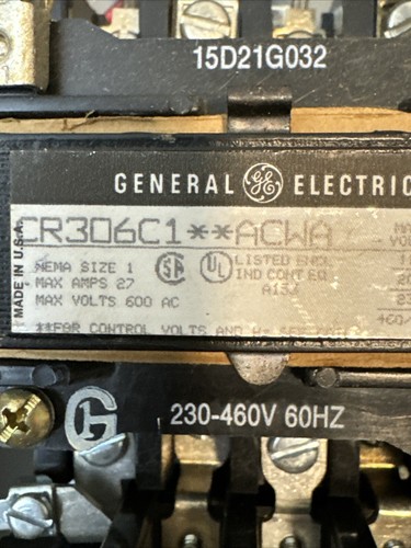 CR306C1**ACWA Motor Starter 27 Amp 230-460V - Picture 9 of 12