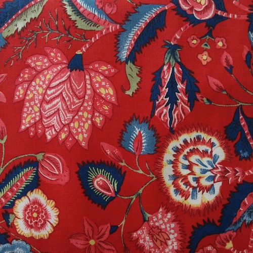 Dutch Heritage Cotton Patchwork Dressmaking Quilting Fabric DHER5000 Red Per 50cm - Foto 10