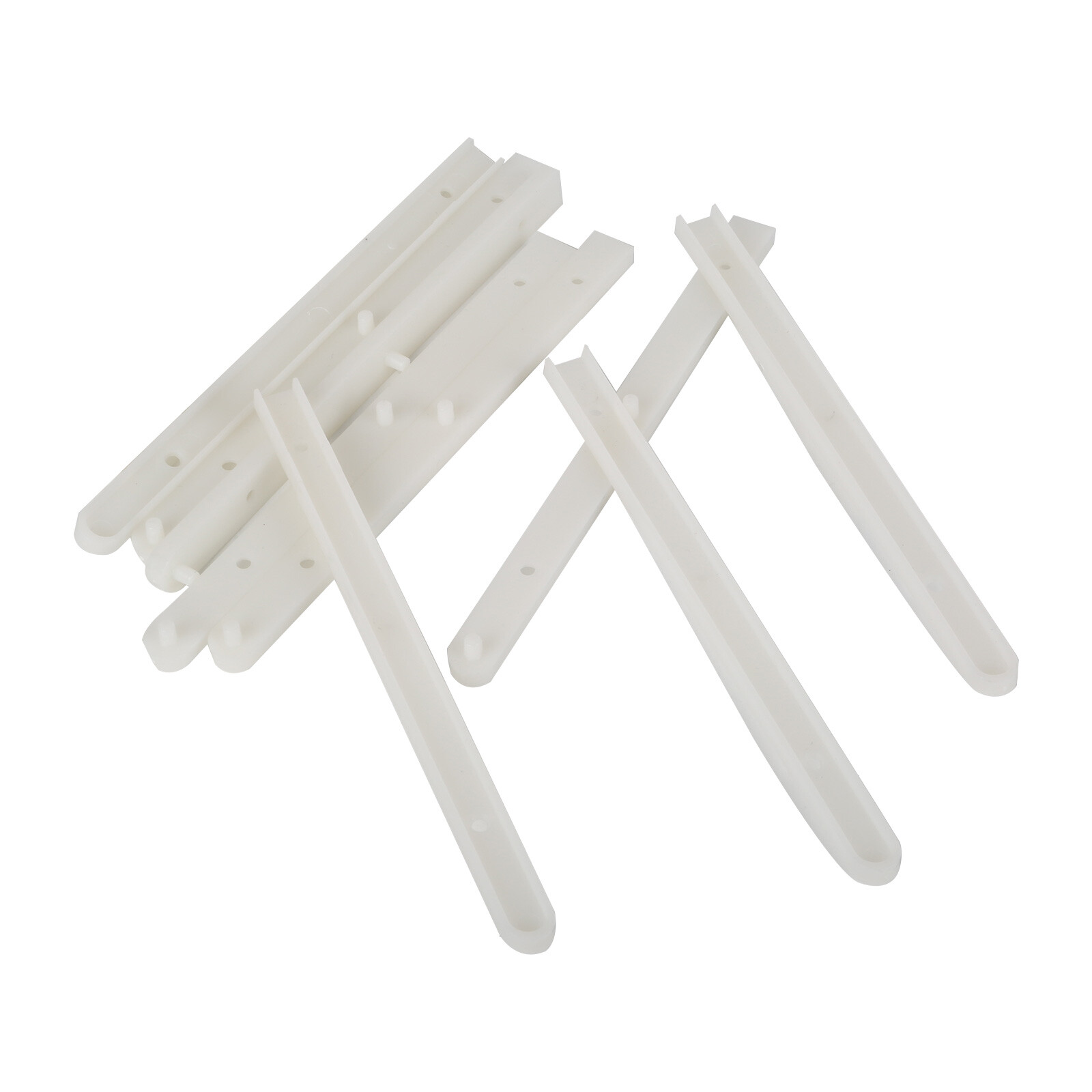 3/6 Pair Drawer Runners Draw Rail Set Plastic Drawer Slides 250/190