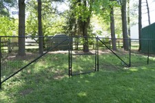 EasyPetFence No-Dig Dog Fence Gate w/Top Rail - Various Heights