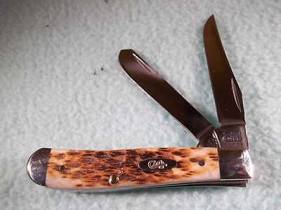 Case XX Mini Trapper Chestnut  Bone Pocket Knife MINT CONDITION Still in box