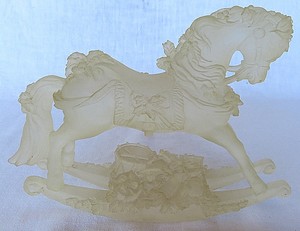 resin rocking horse