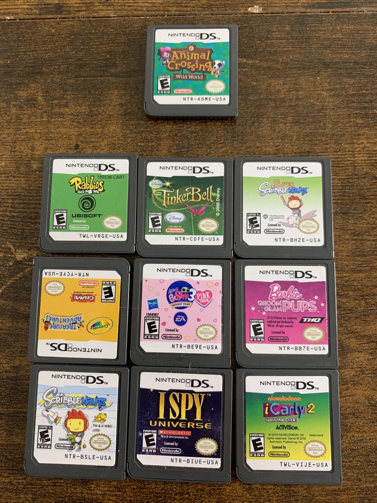 Nintendo Ds Rabbit Lot Of 10 NINTENDO DS Animal Crossing, Rabbits, Tinker Bell, Súper ...