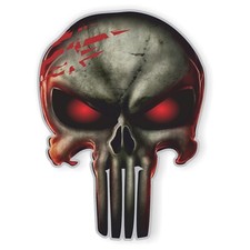 Punisher Skull Rear Window Decal Universal Trucks Cars Suvs 2 Pack