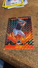 2022 Panini Mosaic Baseball Green Mosaic Prizm Hot Sauce Juan Soto HS-2