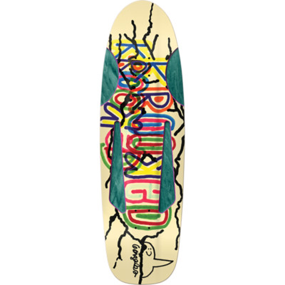 Krooked Mark Gonzales Baby Beamer 10.125 Shaped Skateboard Deck | eBay