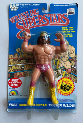 WWF LJN Wrestling Superstars Macho Man Randy Savage Figure MOC WWE