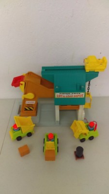 vintage fisher price construction toys