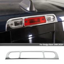 Exterior Third Brake Tail Light Lamp Cover Trim For Dodge RAM 1500 2018+ Chrome