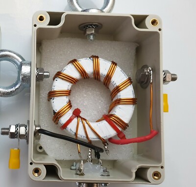 9 zu 1 UNUN Übertrager  400 Watt PEP für End Fed Multiband-Langdrahtantennen 