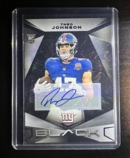 2024 Panini Black - Rookies Royal Autographs #190 Theo Johnson /99 (AU, RC)