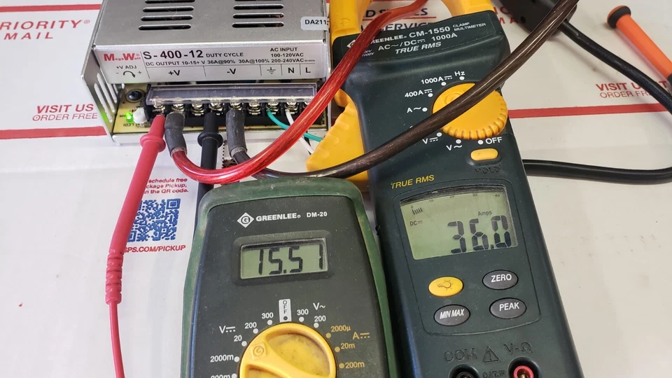 36 Amp  9 - 15 Volts 13.8 DC Regulated Power Supply Real MegaWatt® 12 - Image 2 of 3