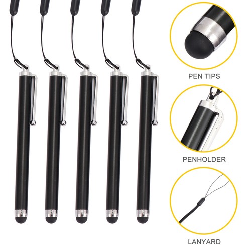 5 Pcs Stylus for Tablet Touch Screen Pen Capacitive Baby Sensitivity Phone - Zdjęcie 2 z 12