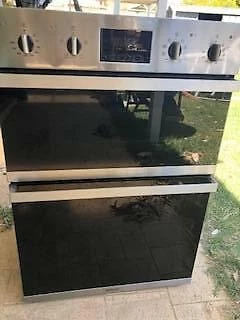 Omega 60cm Ceramic Cooktop And Baumatic Double Electric Oven