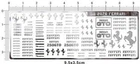 1/18 1/12 1/24 1/20 1/43 chrome(metal) decals falali 2076