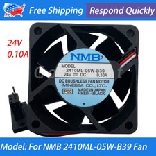 24V 0.10A 3-Pin Inverter Cooling Fan Axial Fan For NMB 2410ML-05W-B39 60 60 25MM