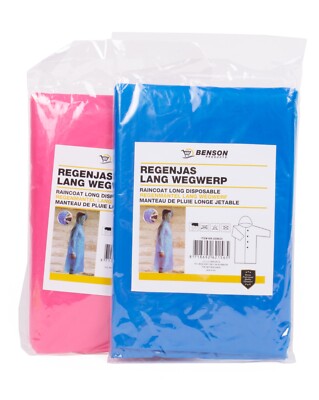 Regenponcho Einwegregenmantel Einwegponcho Regen Schutz Regencape Wasserdicht 2x