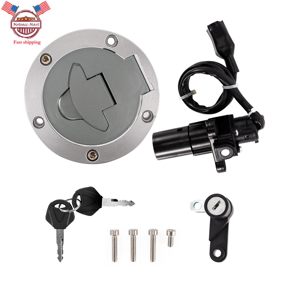 セルノート3セット Ignition Switch Gas Fuel Tank Cap Seat Lock Key Set For YZF