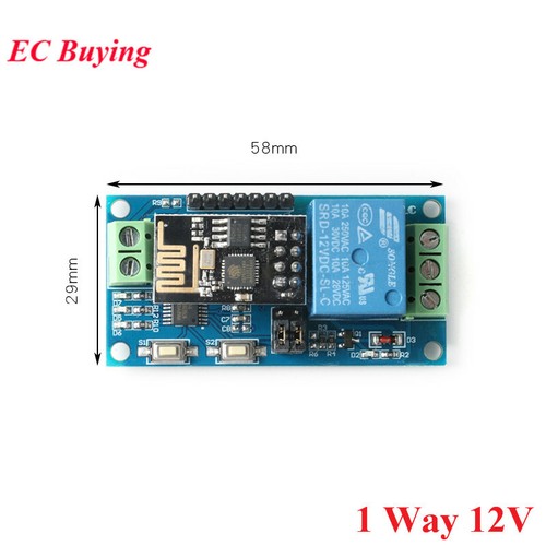 Esp8266 Esp-01 5v 12v 1 2 4 Way Wifi Relay Module Things Smart Home DIY Control - Picture 5 of 18