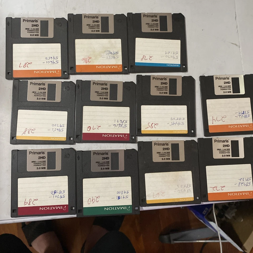 Lot Of 23 Primaris 1.44 MB Diskettes - Imagem 3 de 3
