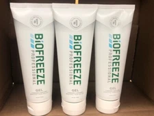 NEW Biofreeze Professional Gel 4 Oz Tube - Pack of 3 Exp 3/28 Depend on Us!!!!