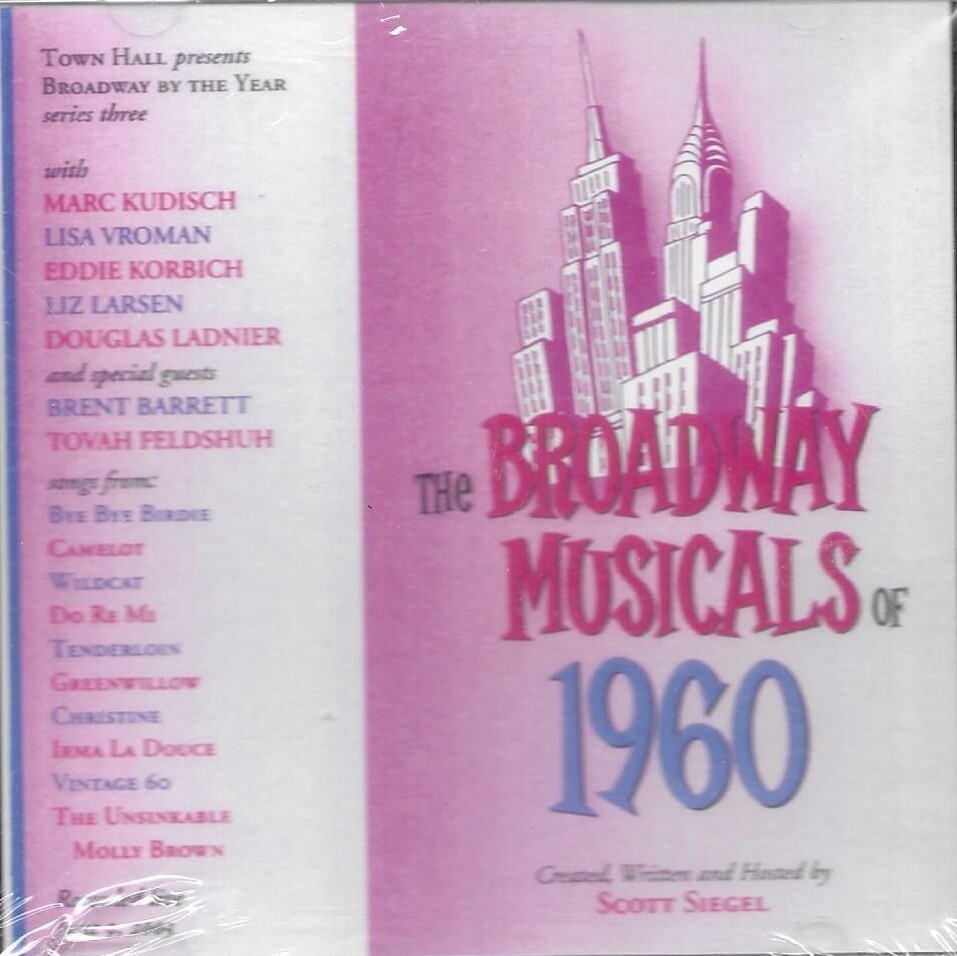 BROADWAY MUSICALS OF 1960TOWN HALLTOVAH FELDSHUH/B. BARRETT + MORE
