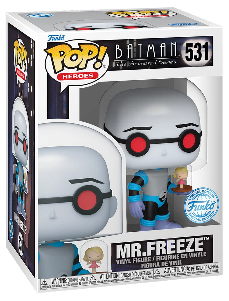 Funko POP! Heroes Batman The Animated Series #531 Mr. Freeze (With Nora) - New - image 2 of 3