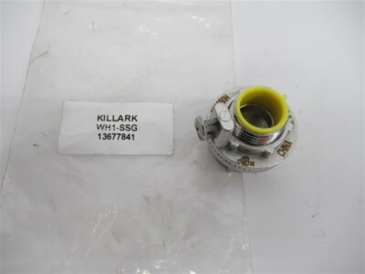 Killark WH1-SSG , 1/2'' Stainless Steel Weather Proof Conduit Hub W/Ground
