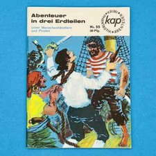 KAP DDR Krimiheft Nr. 55 Abenteuer in drei Erdteilen 1968 Lajos Hevesi