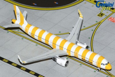 Gemini Jets 1:400 Condor Airbus A321-200 D-AIAD ''Condor Sunshine'' Yellow Stripes