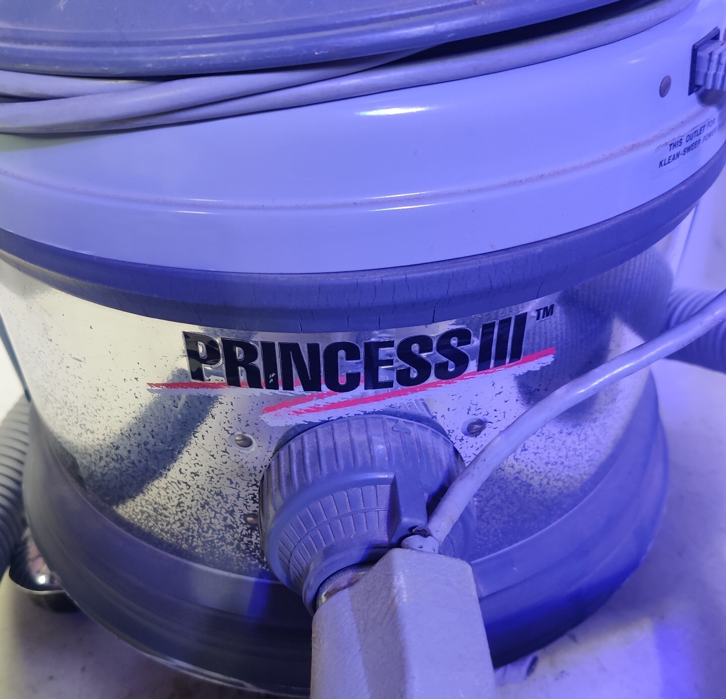 Vintage Filter Queen Princess III Canister Vacuum, Hose, Tools & Power