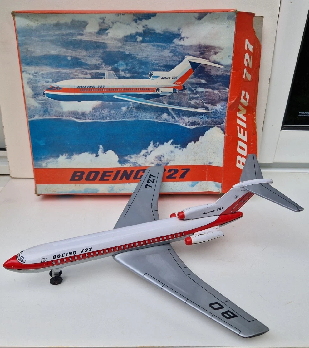 RARE ANCIEN,JOUET, GRAND avion joustra,france,tres bon état,complet